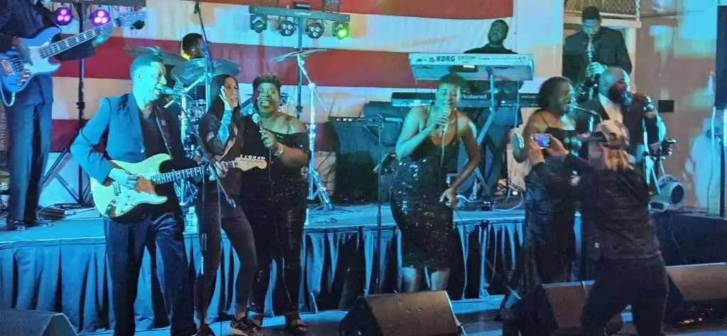 Talented band performers entertaining guests at wedding reception - Professional Party Band