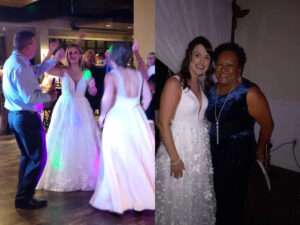 Professional wedding musicians creating high-energy atmosphere at Southeast wedding