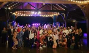 Live wedding music creating memorable moments at North Carolina wedding